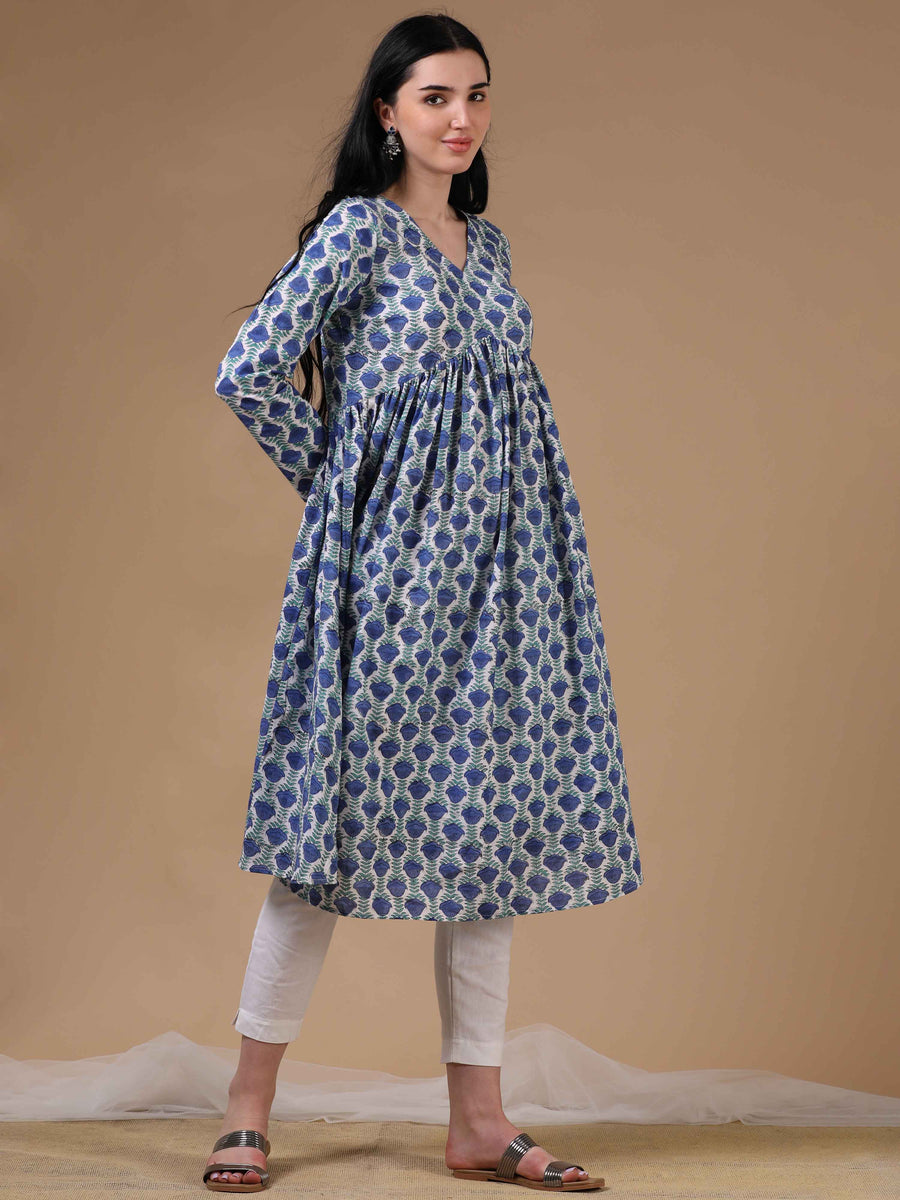 White Full Sleeves Casual Wear Kurta