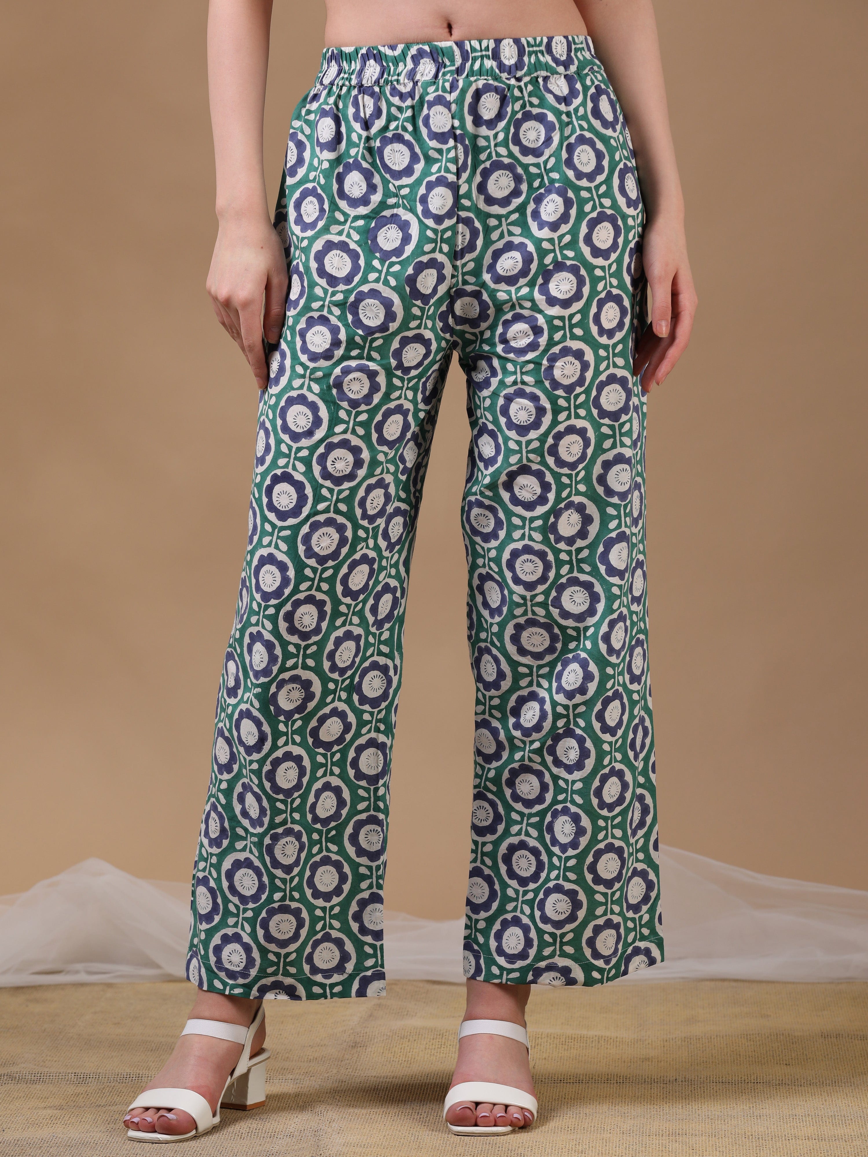 Green Full Sleeve Casual Wear Co-ords