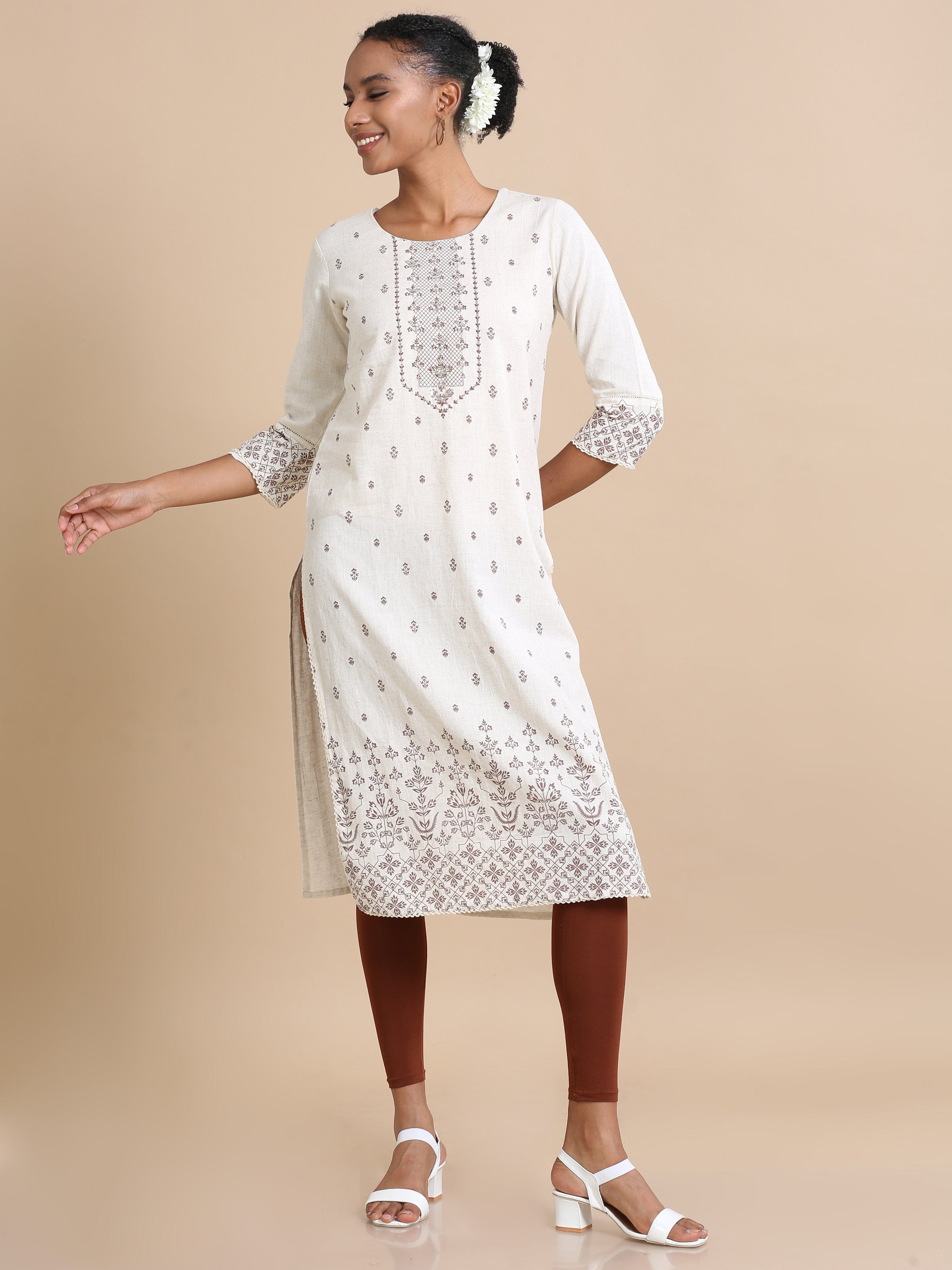 Honey Single jersey Solid Slim fit Ankle length Legging