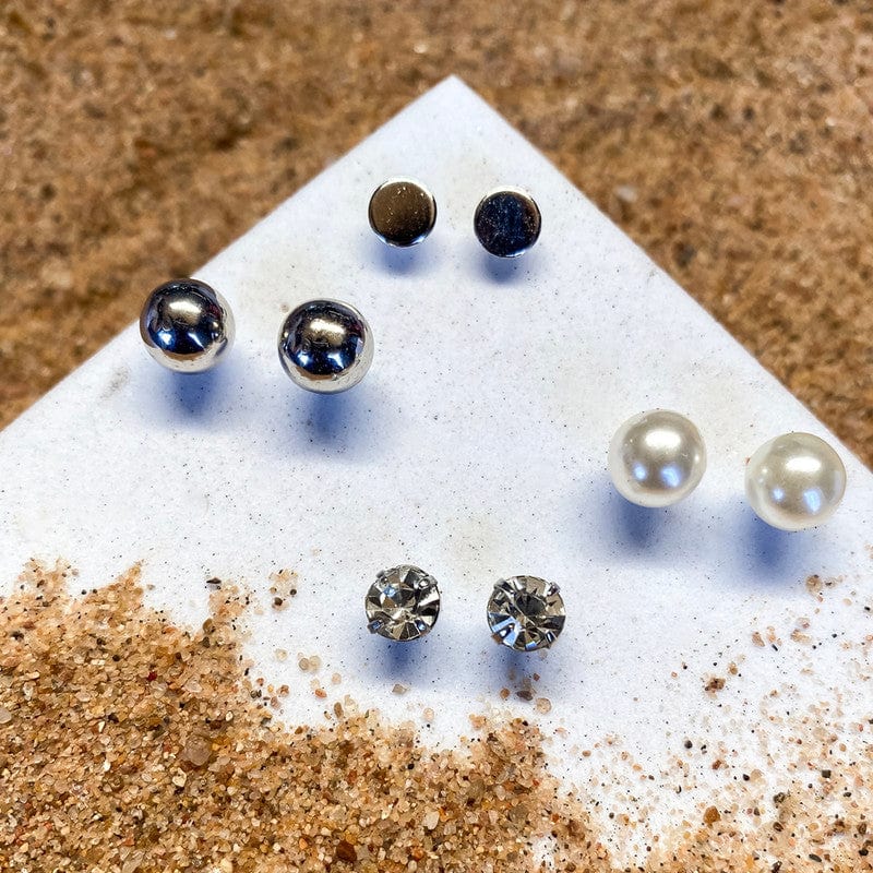 Silver Muse - Pack of 8 Earrings