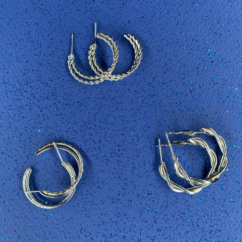 Silver Mist - Pack of 6 Earrings