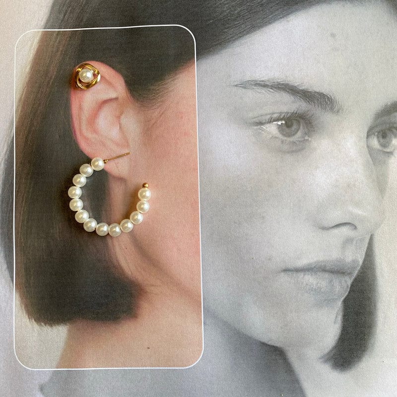 Pearl Luxe - Pack of 8 Earrings