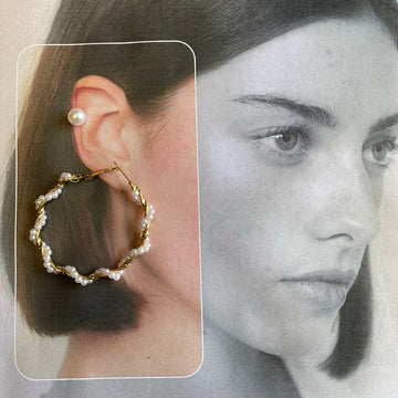 Pearl Luxe - Pack of 8 Earrings