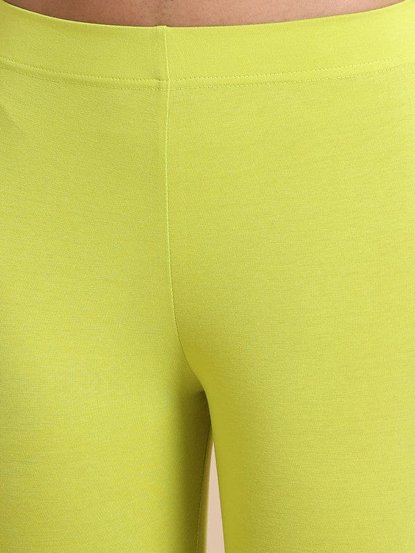 Mehndi Single jersey Solid Slim fit Ankle length Legging